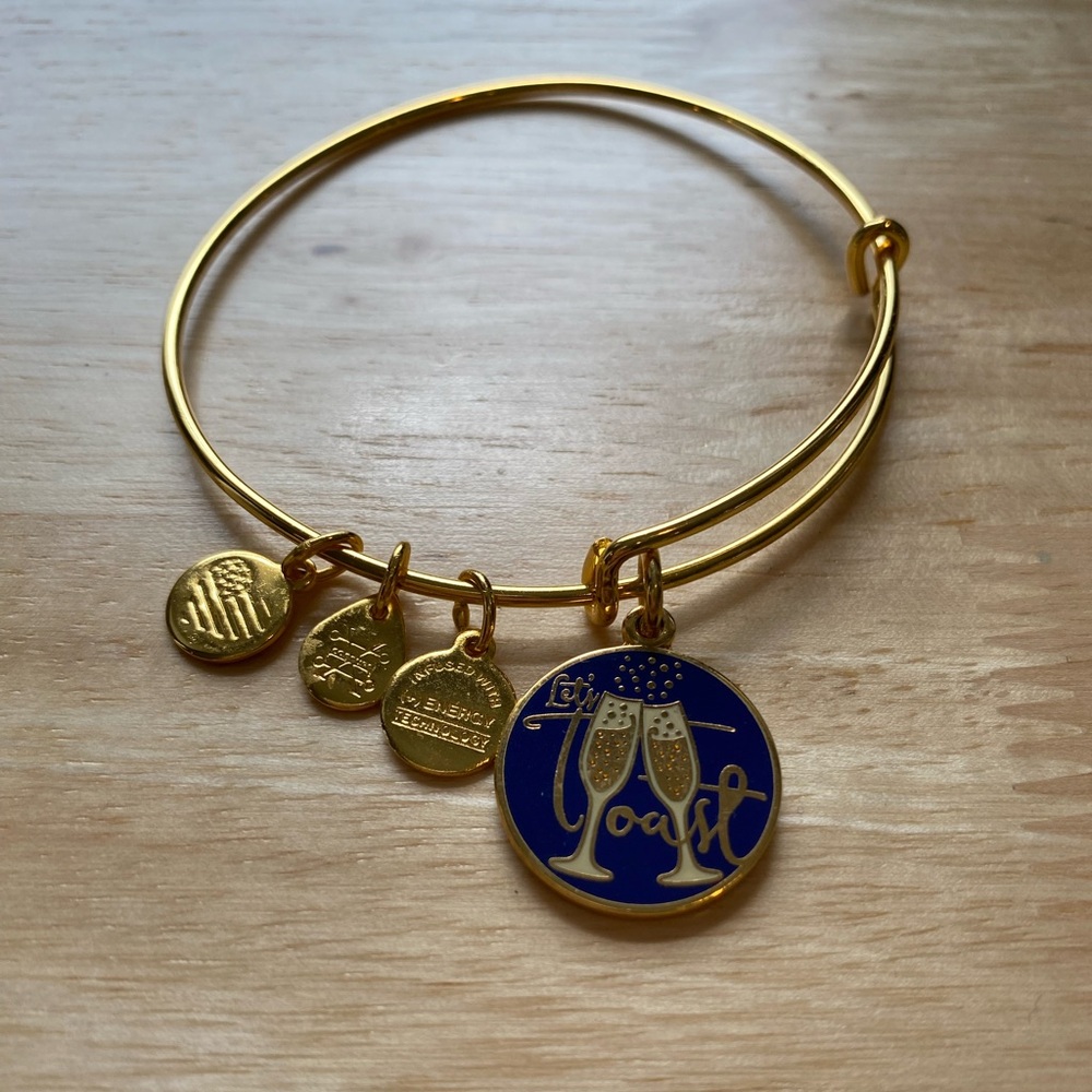 Alex and Ani - Gold - Let’s Toast